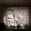 Light streams into an apartment through the patterned curtain..jpg